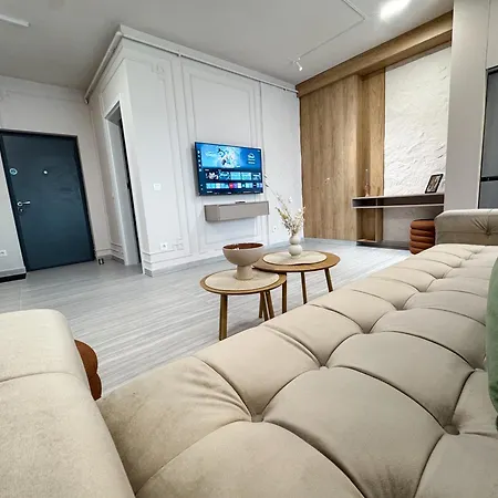 Airport Dream - Modern, Free Parking, Kingsize Be Lägenhet *