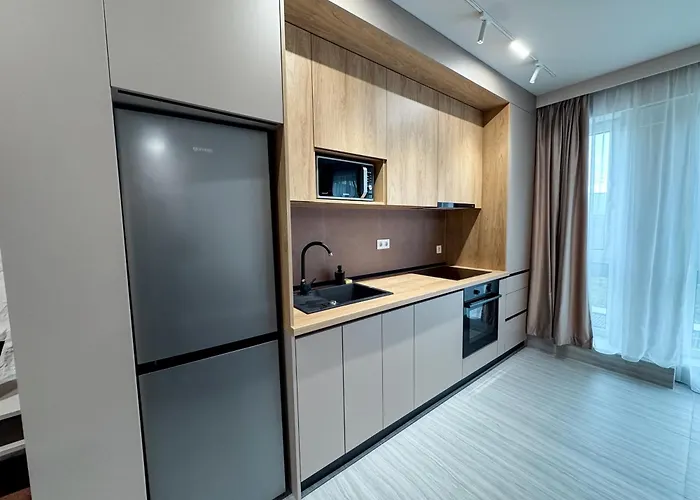 Airport Dream - Modern, Free Parking, Kingsize Be Lägenhet